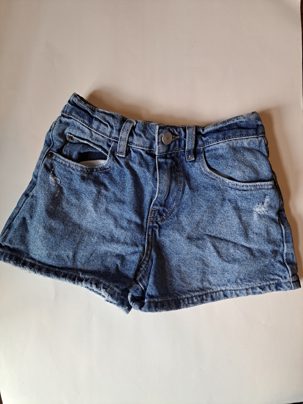 3/35$ Zara Girls Star Pocket Denim Shorts | 9–10 Years